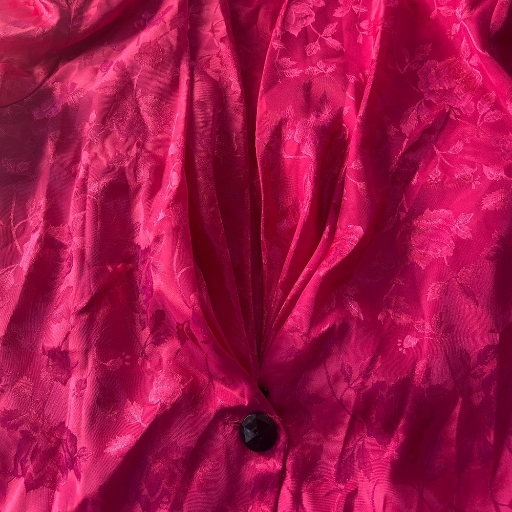 Vintage Rose 🌹 Satin Blazer